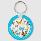 JW 2026 Year Text Butterfly for Sisters- Sleutelhanger (Voorkant)