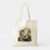 JW 2026 Year Text Cozy Nook Tote Bag (Achterkant)