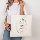 JW 2026 Year Text with Eucalyptus Matthew 5:3 Tote Bag