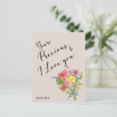 Jw-aanmoediging - U bent een kostbaar Briefkaart (Staand voorkant)