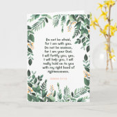 JW Aanmoediging Wenskaart Jesaja 41:10 Kaart (Gele Bloem)