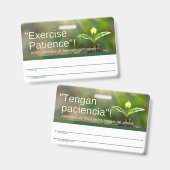 JW-badge | 2023 Regionale Conv Engels & Spaans Badge (Voor- en achterkant)