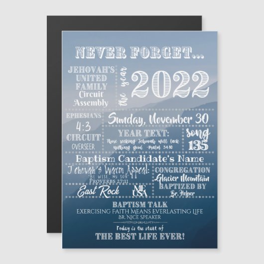 JW Baptism-cadeautjes - circuitassemblage (Voorkant / Achterkant)