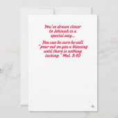 JW Baptism Card Welcome to the Best Life Ever Kaart (Achterkant)