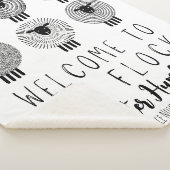 JW Baptism Gift Persoonlijk Welkom bij de klok Sherpa Deken (3/4)