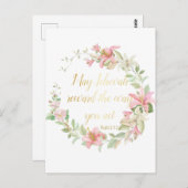 JW Baptism Gifts - Ruth 2:12 Briefkaart (Voorkant / Achterkant)