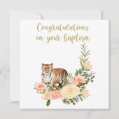JW Baptism Gifts - Tiger Kaart (Voorkant)