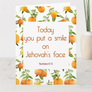 JW Baptism Gifts - Wenskaart Ruth 2:12 Kaart
