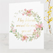 JW Baptism Gifts - Wenskaart Ruth 2:12 Kaart (Gele Bloem)