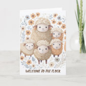 JW Baptism Kaart, Welkom bij de Flock, JW Greeting Kaart (Voorkant)