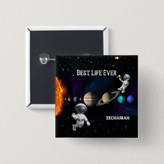 JW Best Life Ever Button Pin voor Young Brothers! (Voorkant /achterkant)