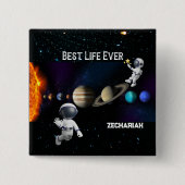 JW Best Life Ever Button Pin voor Young Brothers! (Voorkant)