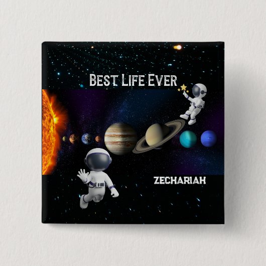 JW Best Life Ever Button Pin voor Young Brothers! (Voorkant)