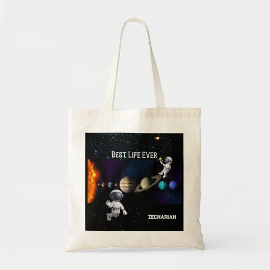 JW Best Life Ever Canvas tas voor Young Brothers! (Voorkant)