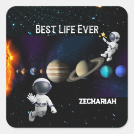 JW Best Life Ever Gepersonaliseerde Stickers voor