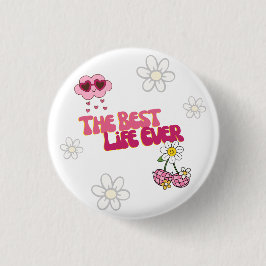 JW Best Life Ever Pin voor jonge zussen! Ronde Button 3,2 Cm