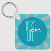 JW Beste Leven Ooit! Button Sleutelhanger (Voorkant)