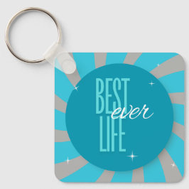 JW Beste Leven Ooit! Button Sleutelhanger