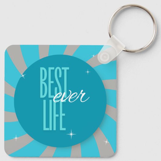 JW Beste Leven Ooit! Button Sleutelhanger (Achterkant)