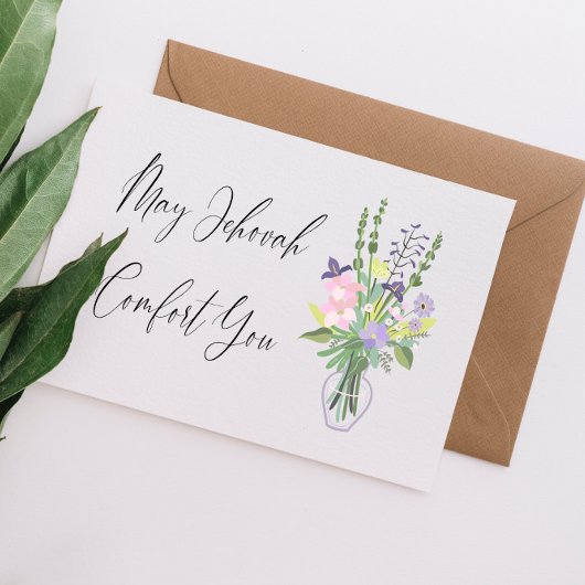 JW Betuiging Moge Jehova U Troosten Kaart
