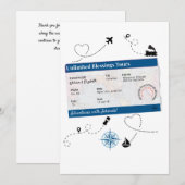 JW Circuit Overseer en vrouw bedankkaart Kaart (Voorkant / Achterkant)