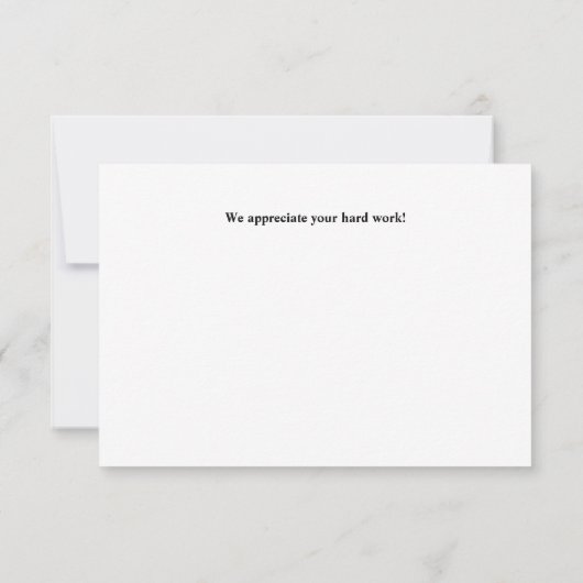 JW Dank U voor het hoeden van ons ouderlingen Kaar Bedankkaart (Achterkant)