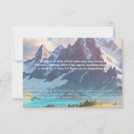 JW Dank U voor het hoeden van ons ouderlingen Kaar Bedankkaart