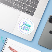 JW "Die op Jehovah vertrouwt" Ps. 32:10 Sticker (Laptop met iPhone)