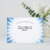 JW Doop Gefeliciteerd Kaart (Staand voorkant)