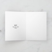 JW doop gevouwen Wenskaart Kaart (Binnen)