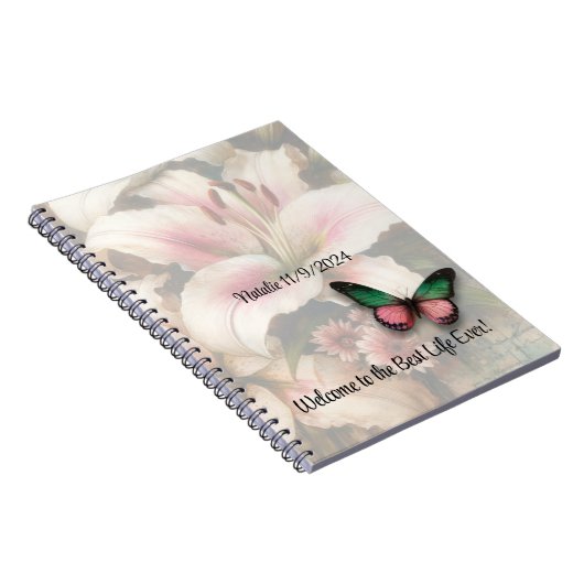 JW Doop Gift-Keepsake Notitieboek voor haar (Rechterzijde)