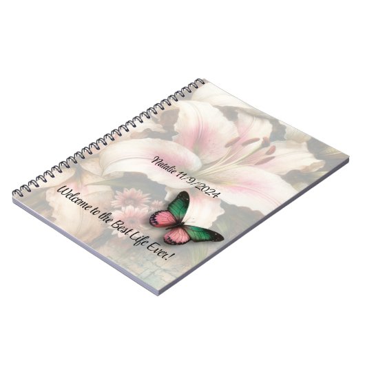 JW Doop Gift-Keepsake Notitieboek voor haar (Linkerzijde)