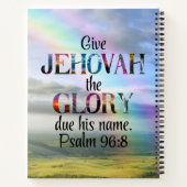 JW Doop Gift-Keepsake Notitieboek voor nieuwe zust (Achterkant)