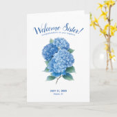 JW Doop Kaart, Cadeau voor Zusters | JW-groet Kaart (Gele Bloem)