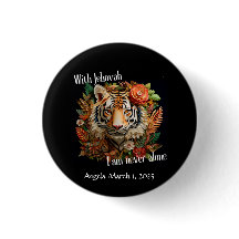 JW Doop Keepsake Gift -Gepersonaliseerde Pin-Butto