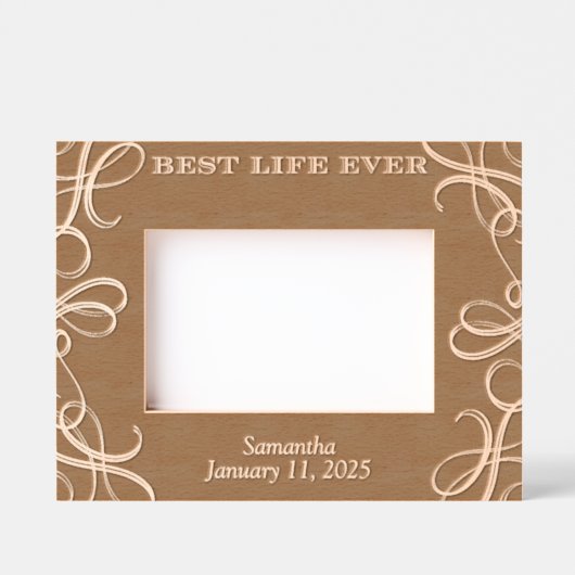 JW Doop Koepel Cadeau - Gepersonaliseerd! Gegraveerde Lijstjes (Voorkant)