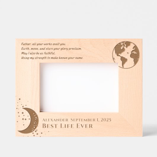 JW Doopsel Bewaar-Cadeau voor broeders Gegraveerde Lijstjes (Voorkant)