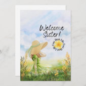 JW Doopsel feliciteert Kaart voor zusters (Voorkant / Achterkant)