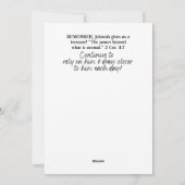 JW Doopsel feliciteert Kaart voor zusters (Achterkant)