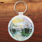 JW Doopsel Gift Houd Sleutelhanger voor hem (Voorkant)