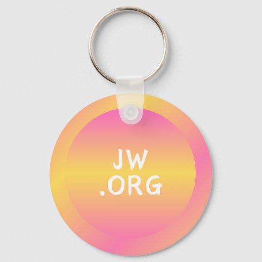 JW Doopsel Gift Sleutelhanger Keepsake Beste Leven (Achterkant)