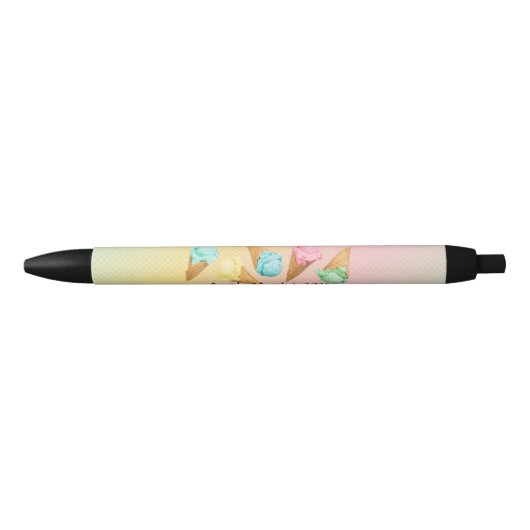 JW Doopsel Koepelkoekjesgeschenk gepersonaliseerd  Zwarte Inkt Pen (Voorkant)