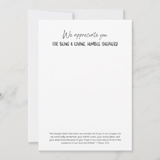 JW Elder Appreciation Kaart (Achterkant)