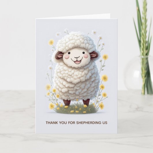 JW Elder Hartelijk dank | JW Folded Wenskaart Kaart (Voorkant)