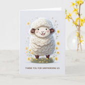 JW Elder Hartelijk dank | JW Folded Wenskaart Kaart (Gele Bloem)