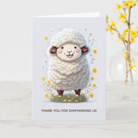 JW Elder Hartelijk dank | JW Folded Wenskaart Kaart (Gele Bloem)