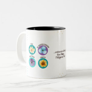 JW Floral Coffee Cup Filippenzen 4:8 Tweekleurige Koffiemok