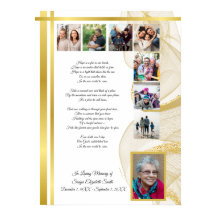 JW Funeral Memorial Service Poster Afdruk