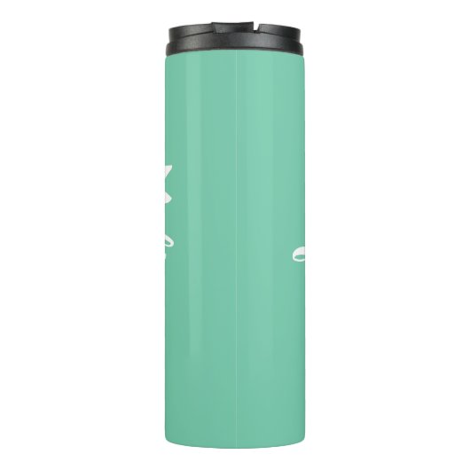 JW geeft persoonlijke beste leven ooit - groen gel Thermosbeker (Achterkant)