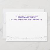 JW Gefeliciteerd met je Wenskaart Bedankkaart (Achterkant)